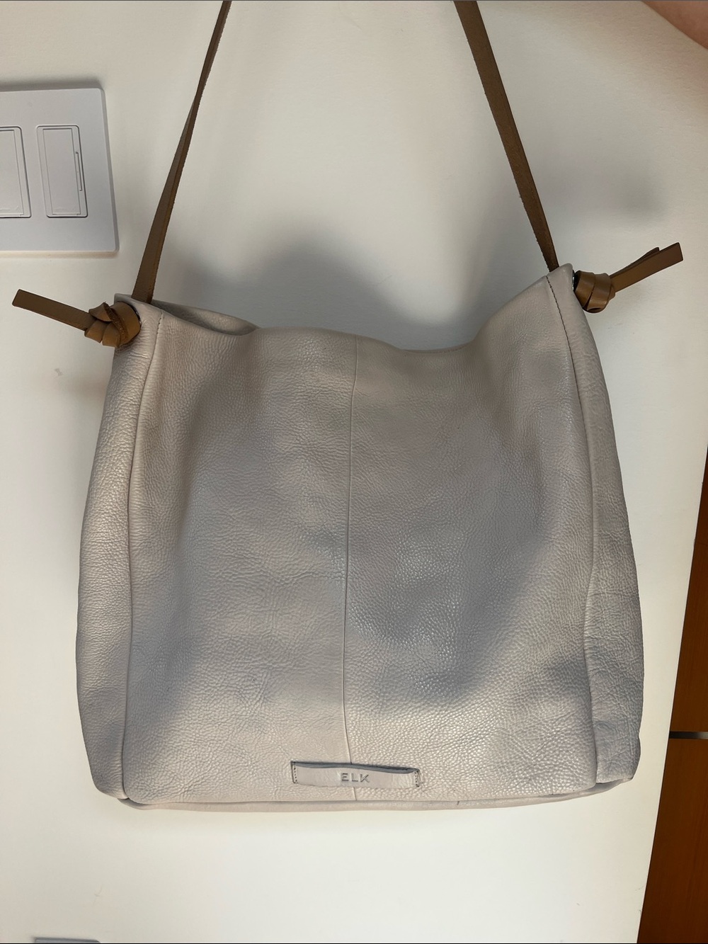 ELK Tote Bag 100% Leather - Canvas Lining